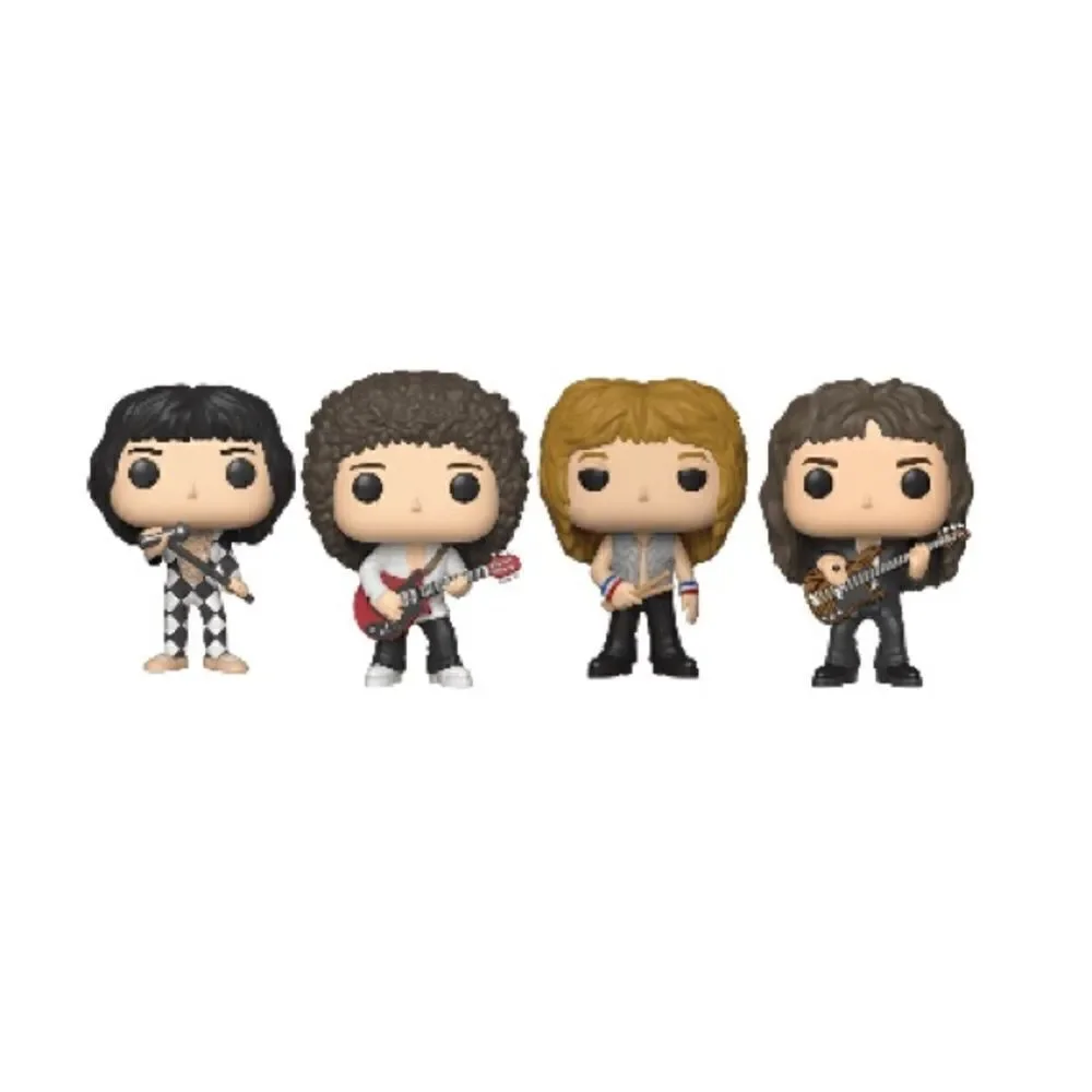 FUNK POP Rocks: Queen 4-Pk Freddy Mercury, Brian May, Roger Taylor, John Deacon
